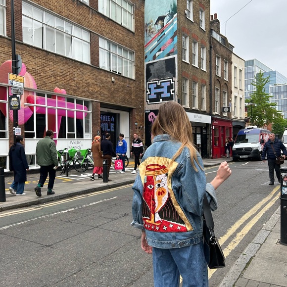 Handmade Denim Jacket - Picture 4 of 5